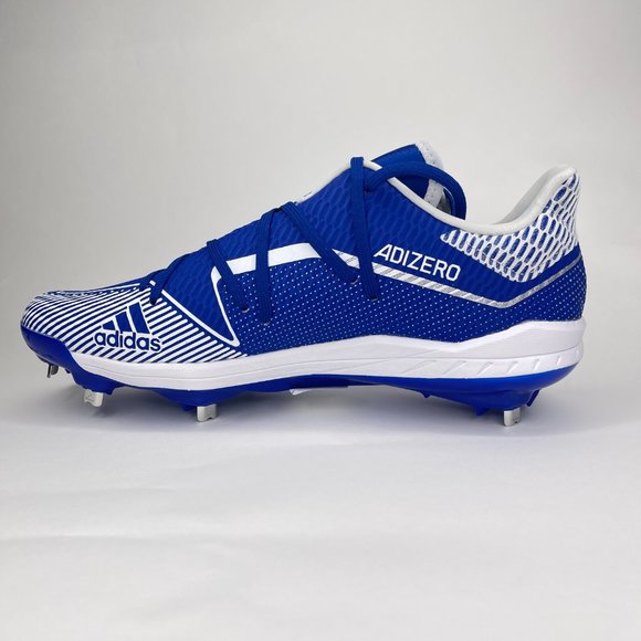 Adidas Afterburner 7 Royal Blue White Baseball Cleats Size 11 FV9391 main image 6